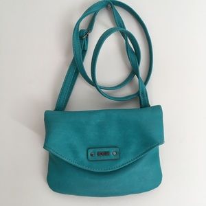 Teal Roots crossbody bag